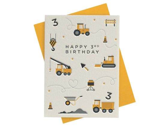 Happy 3rd Birthday Card