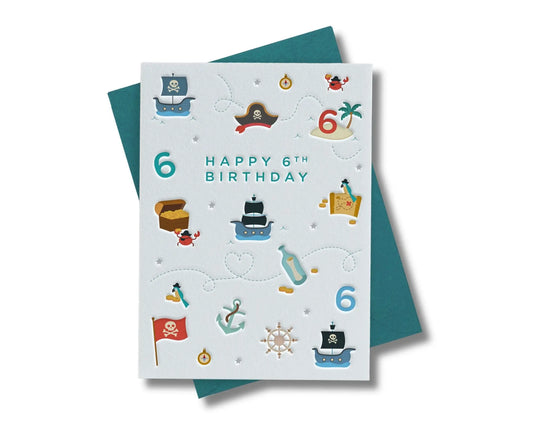 Happy 6th Birthday Card