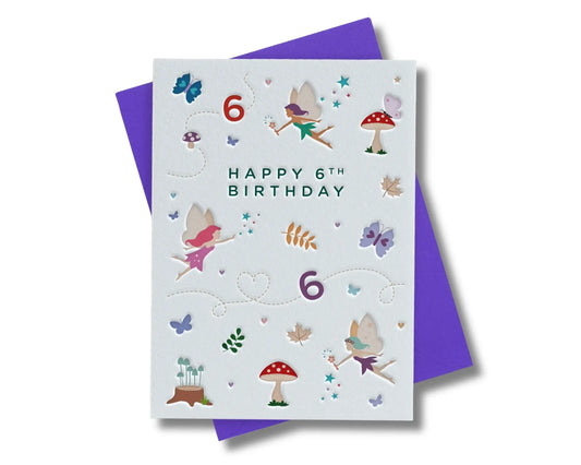 Happy 6th Birthday Card