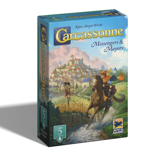 Carcassonne Messenger & Mayors Expansion 5