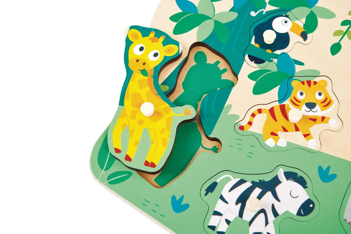 Wild Animals Peg Puzzle