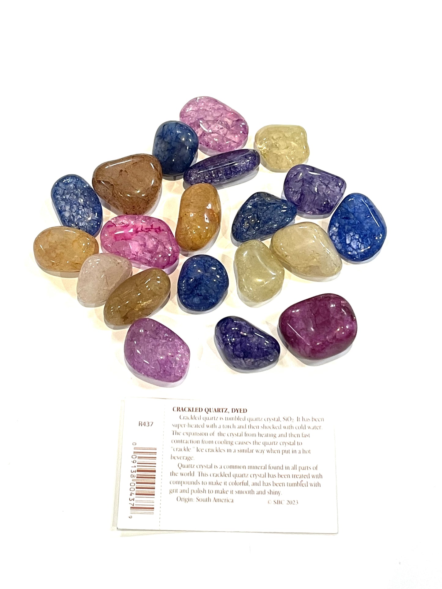 Crackle Quartz (assorted colours)