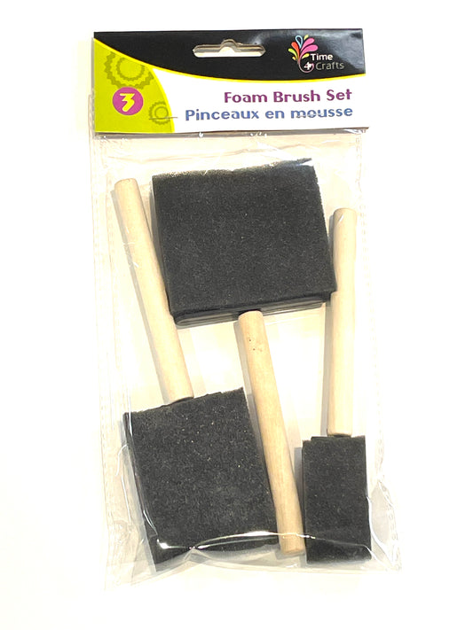 Foam Brushes (3 pieces)
