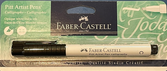 Pitt Artist Pen Calligraphy White India Ink 2.5