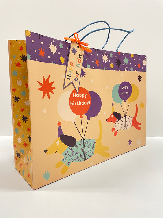 Happy Birthday - Let's Party Large Gift Bag