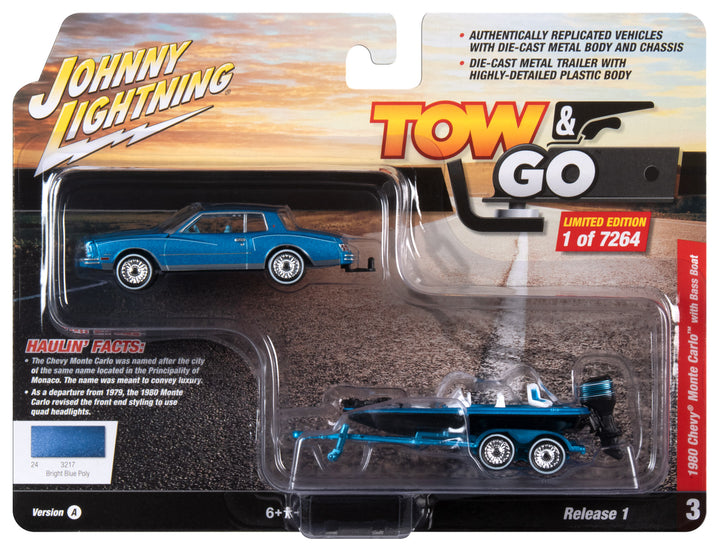 Chevy Monte Carlo with Brass Boat 1/64