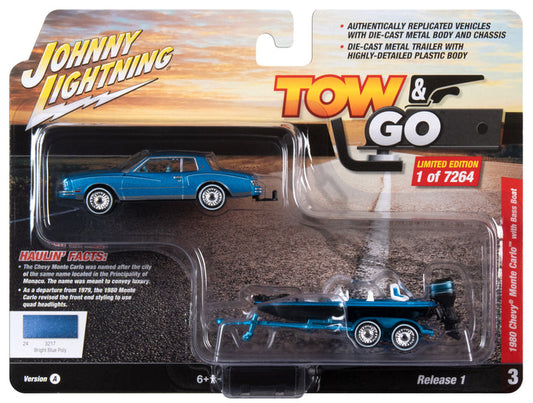 Chevy Monte Carlo with Brass Boat 1/64
