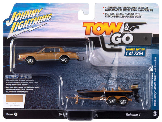 Chevy Monte Carlo with Bass Boat 1980 1/64