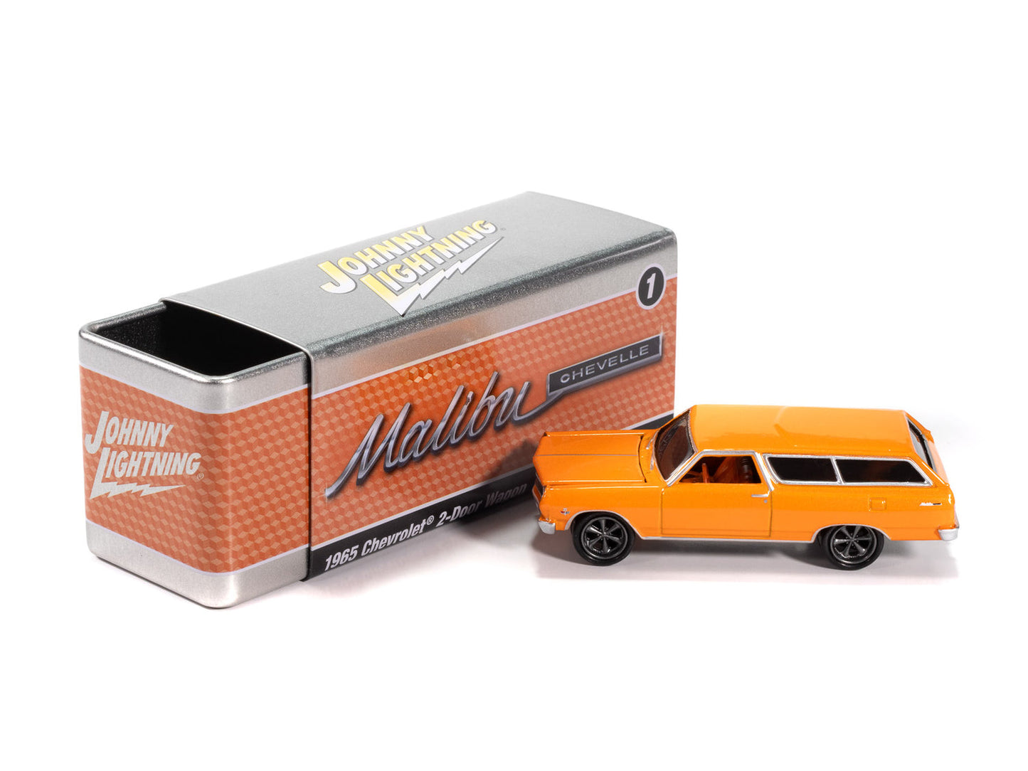 Storage Tin Chevrolet 2-Door Wagon 1965 1/64