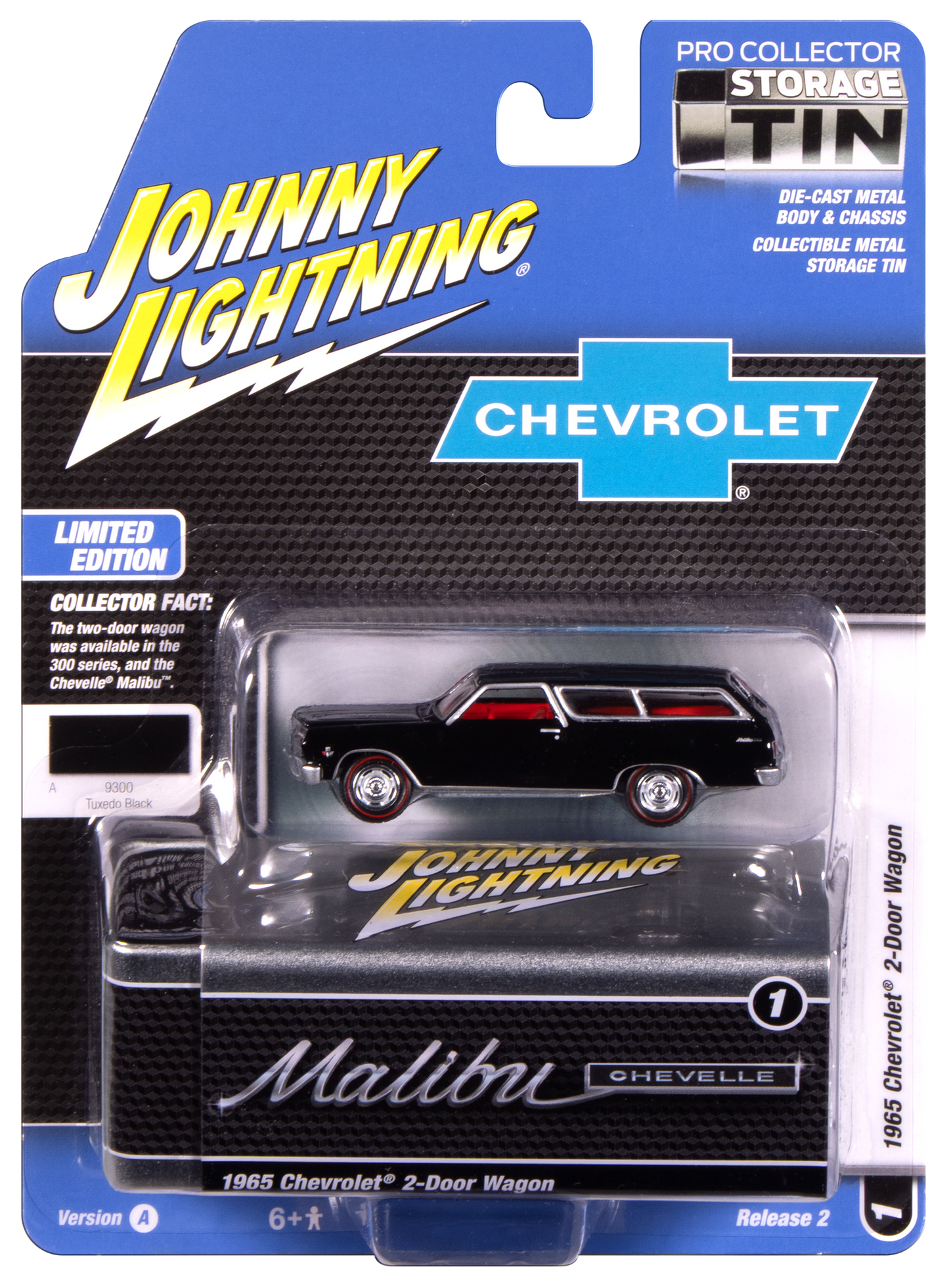 Storage Tin Chevrolet 2-Door Wagon 1965 1/64
