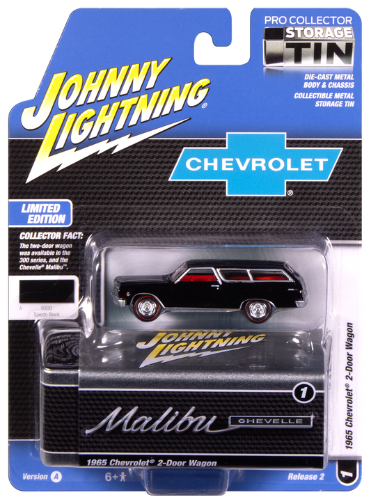 Storage Tin Chevrolet 2-Door Wagon 1965 1/64