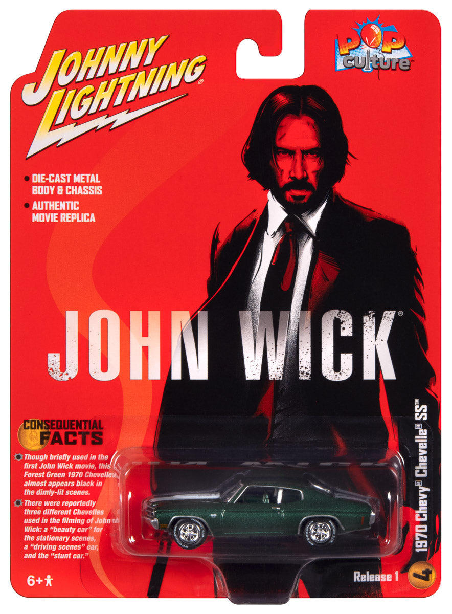 Chevy Chevelle SS 1970 1/64 - John Wick - Pop Culture