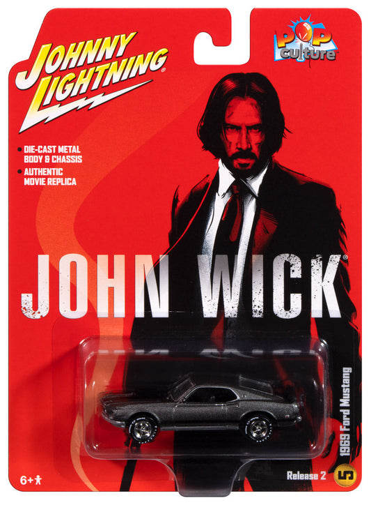 Ford Mustang 1969 1/64 - John Wick - Pop Culture