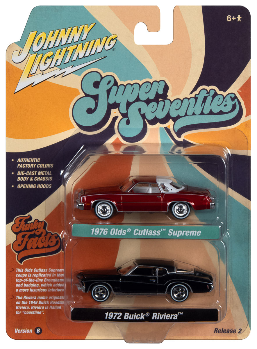 Olds Cutlass Supreme 1976 and Buick Riveria 1972