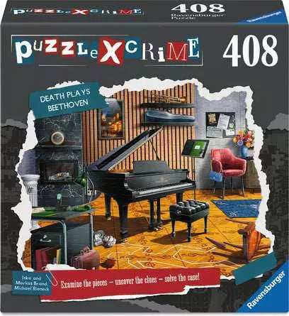 Puzzle X Crime: Death Plays Beethoven 408pc jigsaw puzzle