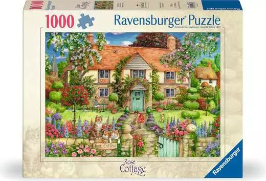 Rose Cottage 1000pc jigsaw puzzle