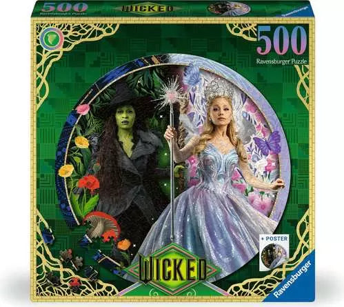Wicked 2 True Friends 500pc Circle jigsaw puzzle