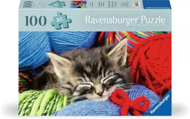 Wool Cat 100pc XL jigsaw puzzle