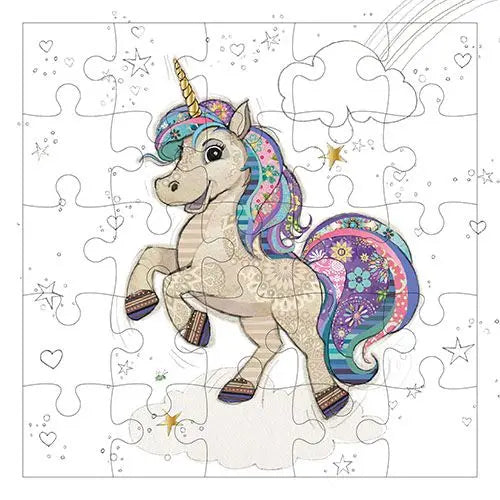 Unicorn 25pc Puzzle with Card & Envelope