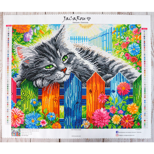 Diamonds Lazy Fence Lounger