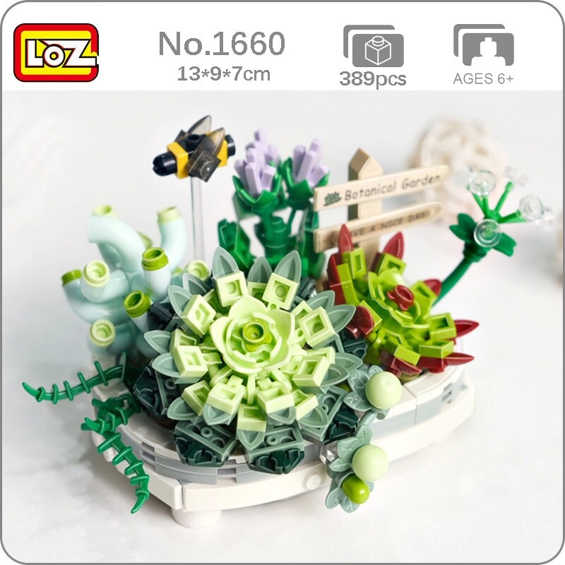Loz Block Potted Succulent Plants