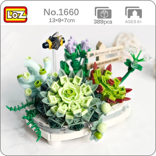 Loz Block Potted Succulent Plants