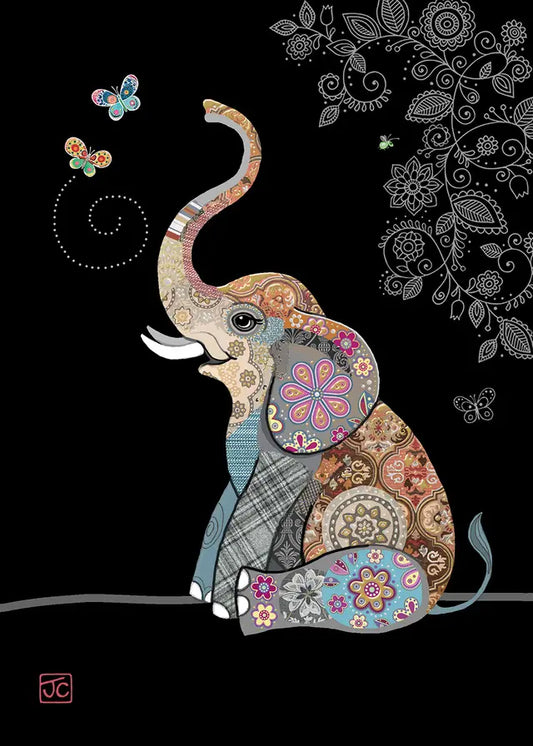 Bug Art Elephant Card