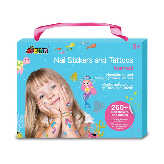 Mermaid Nail Stickers & Tattoos
