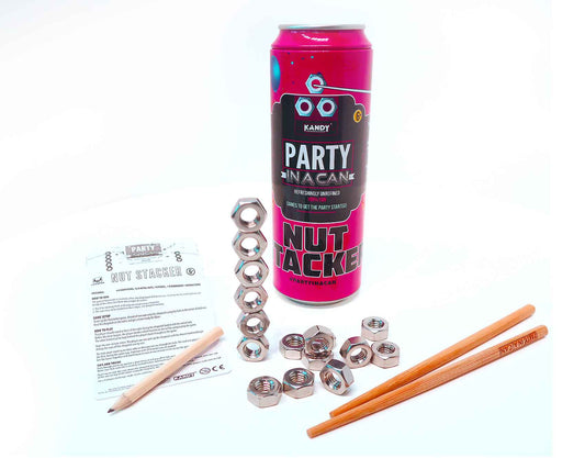Party in a Can Nut Stacker
