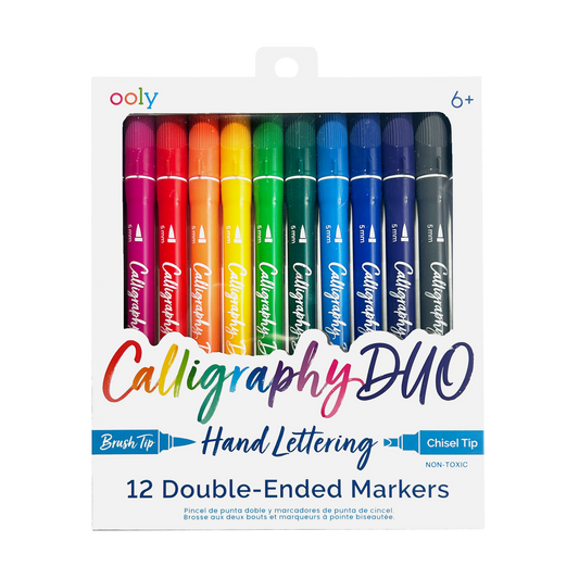 Calligraphy Duo Hand Lettering 12 Double-Ended Markers