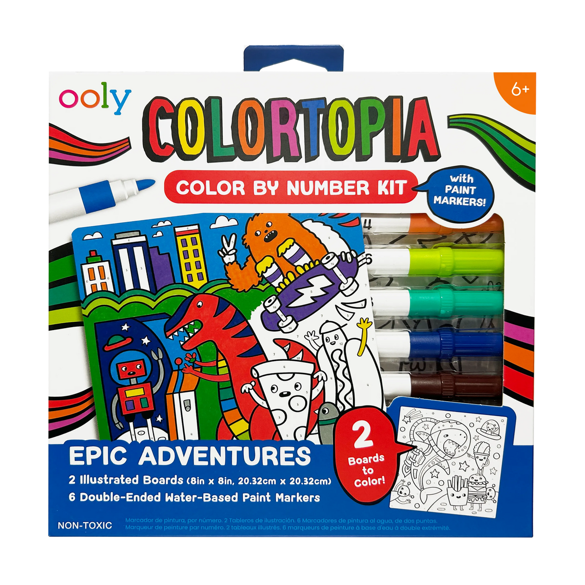 Color By Number Kit Epic Adventures