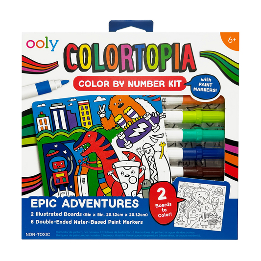 Color By Number Kit Epic Adventures