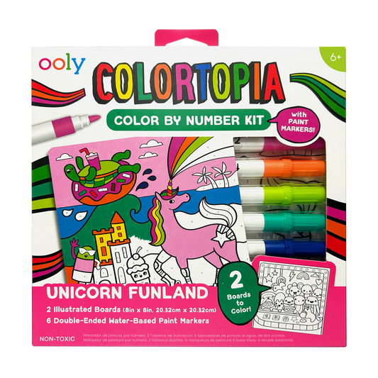 Color By Number Kit Unicorn Funland
