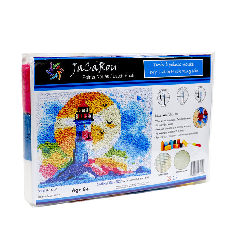 Latch Hook Rug Kit Lighthouse 20X16"