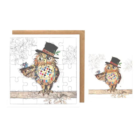Owl 25pc Puzzle with Card & Envelope