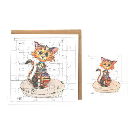 Cat 25pc Puzzle with Card & Envelope