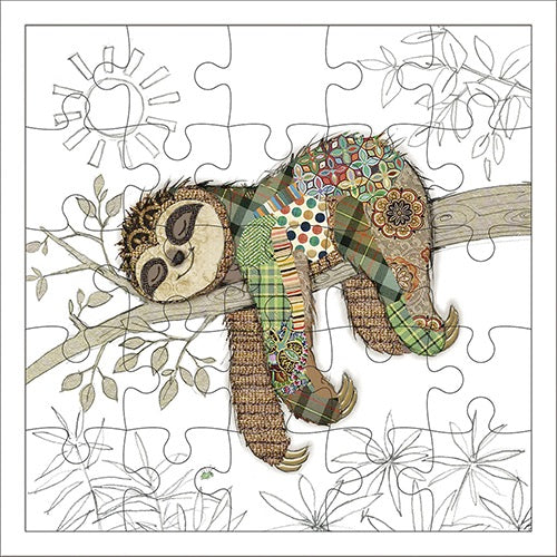 Sloth 25pc Puzzle with Card & Envelope