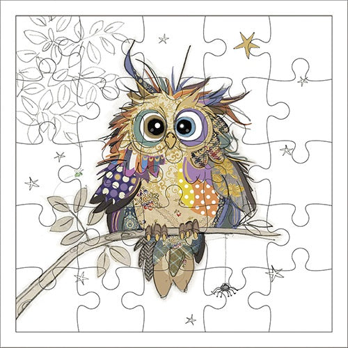 Owl 25pc Puzzle with Card & Envelope