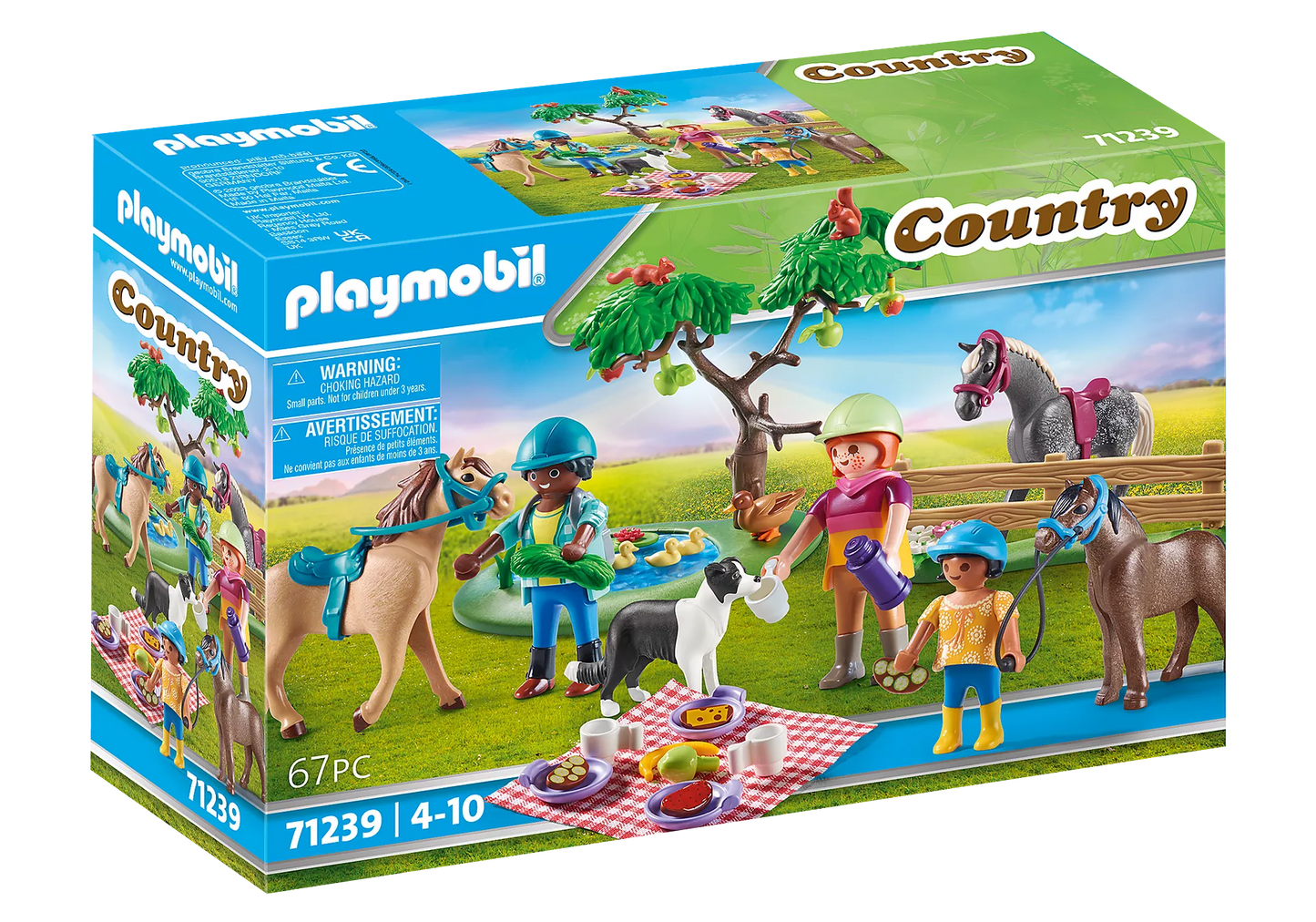 Country Picnic Adventure with Horses