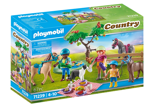 Country Picnic Adventure with Horses