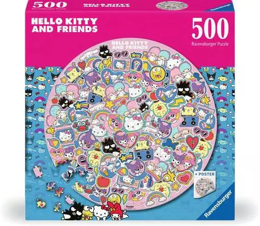 Hello Kitty 500pc round puzzle