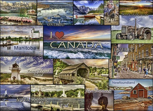 I Love Canada 1000pc