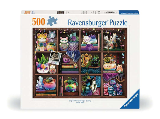 Cubby Cats and Succulents 500pc