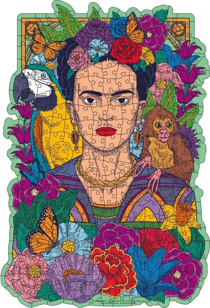 Frida Kahl 300pc Wooden puzzle