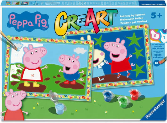 CreArt Peppa Pig paint by numbers
