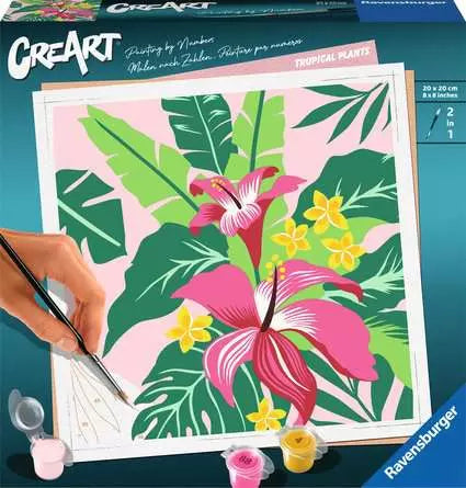 CreArt Tropical Plants 8X8"