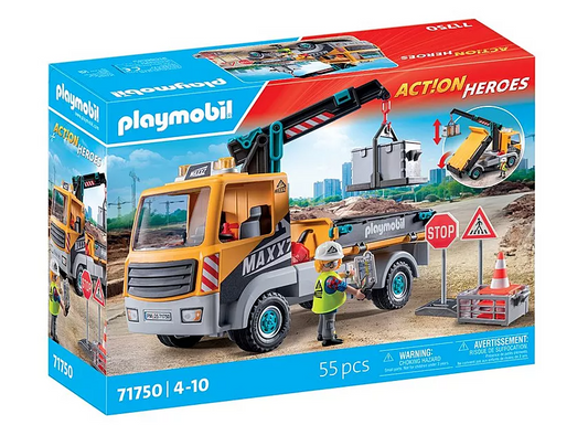 Action Heroes Construction Truck with Crane
