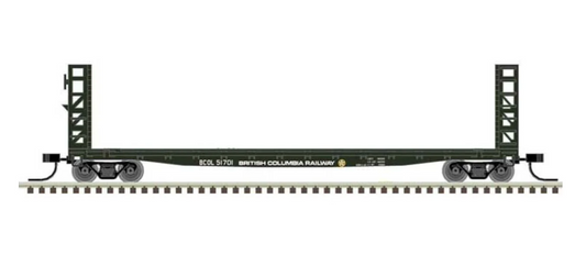 N 48' GSI Bulkhead Flat Car=BC Rail