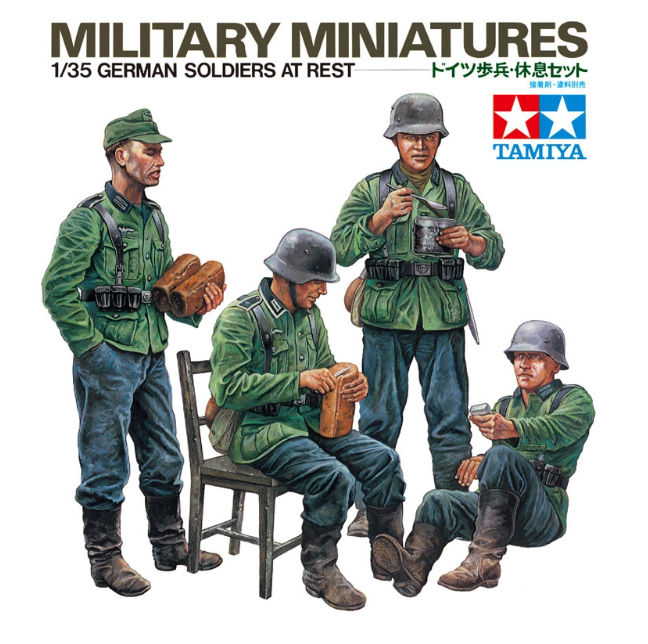 German Soldiers at Rest 1/35