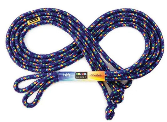 16' Confetti Jump Rope Purple